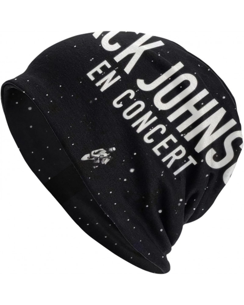 Jack Music Johnson Adult Fashion Knitted Hat Casual Warm Knit Hat Men Women Winter Print Pattern Skull Cap Black $11.84 Skull...