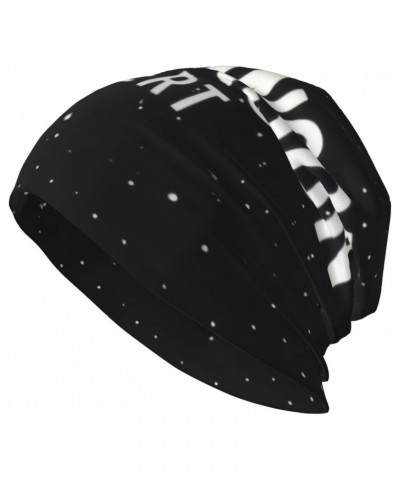 Jack Music Johnson Adult Fashion Knitted Hat Casual Warm Knit Hat Men Women Winter Print Pattern Skull Cap Black $11.84 Skull...