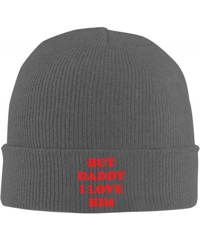 But Daddy I Love Him Classic Men's Warm Winter Hats Knit Cuff Women Beanie Cap Deep Heather $10.63 Skullies & Beanies