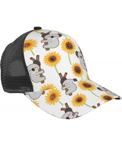 Sunflowers Curved Brim Mesh Baseball Cap Casual Sun Hat All Seasons for Unisex Sunflowers6 $9.27 Baseball Caps