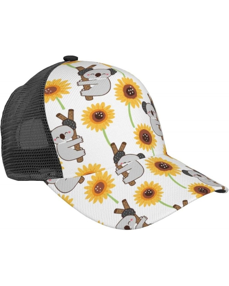 Sunflowers Curved Brim Mesh Baseball Cap Casual Sun Hat All Seasons for Unisex Sunflowers6 $9.27 Baseball Caps