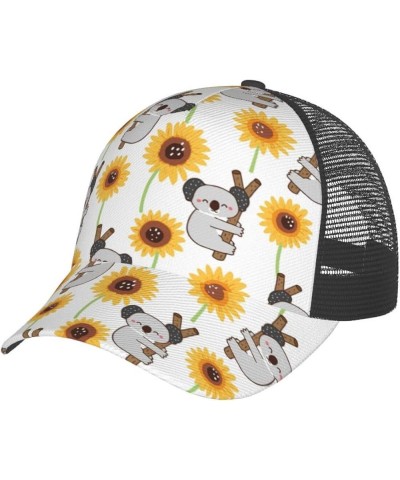 Sunflowers Curved Brim Mesh Baseball Cap Casual Sun Hat All Seasons for Unisex Sunflowers6 $9.27 Baseball Caps