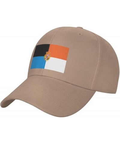 Adjustable Flag of La Mancha (with COA) Baseball Cap Women Men Hat Truck Driver Baseball Caps Sun Hats Natural $10.06 Basebal...