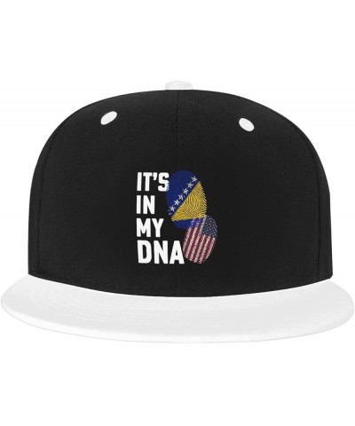 Bosnia and Herzegovina It's in My DNA Baseball Cap for Men Women Snapback Hat Adjustable Flat Bill Hats White $13.84 Baseball...