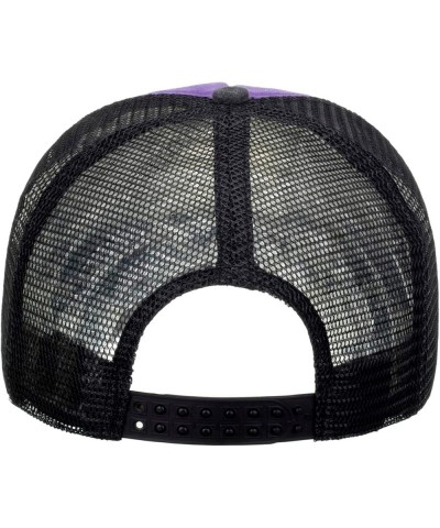 Performance Mesh Baseball Cap for Women Men, Two Tone Adjustable Breathable Snapback Hats Cool Running Sport Hat Purple $6.26...