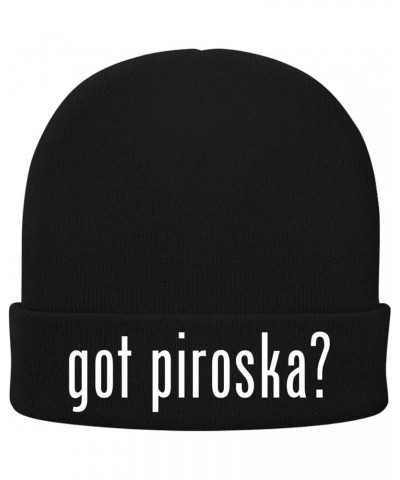 got Piroska? - Soft Adult Beanie Cap Black $16.85 Skullies & Beanies