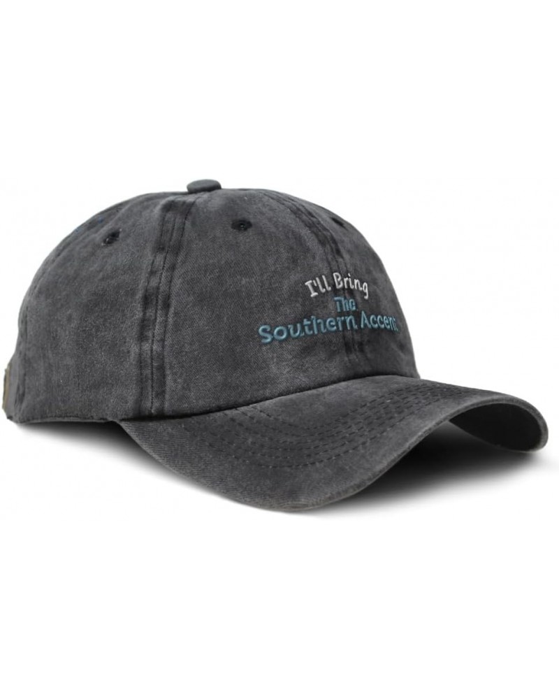 Soft Washed Baseball Cap I'll Bring The Southern Accent Cotton Dad Hats for Men & Women Black $12.88 Baseball Caps