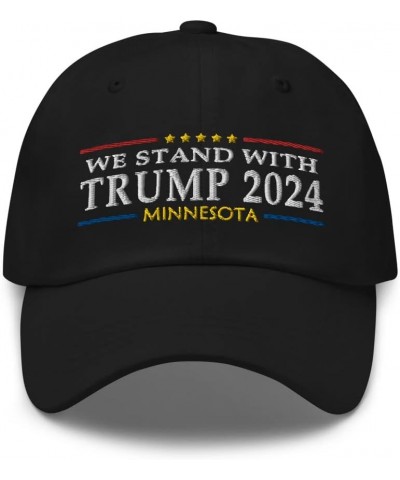 Minnesota for Trump 2024 Hat :: RAF Collection Black $18.71 Baseball Caps