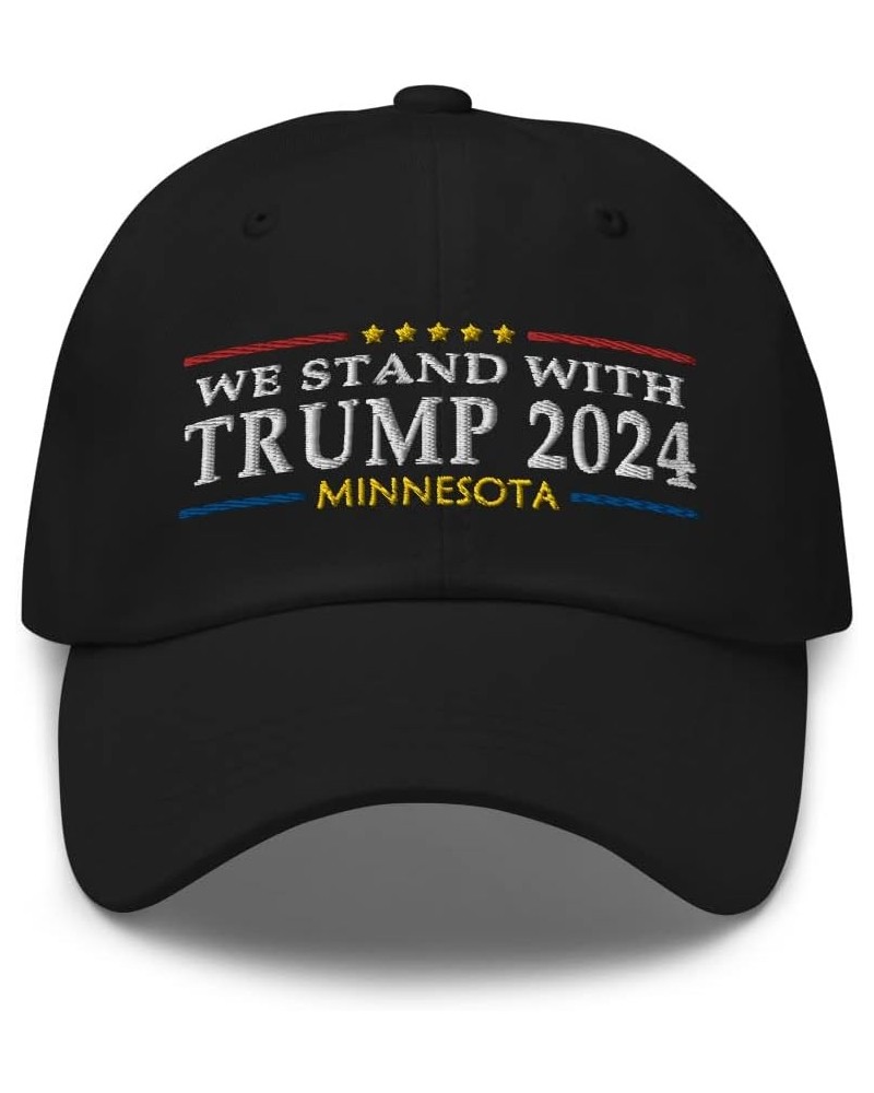 Minnesota for Trump 2024 Hat :: RAF Collection Black $18.71 Baseball Caps