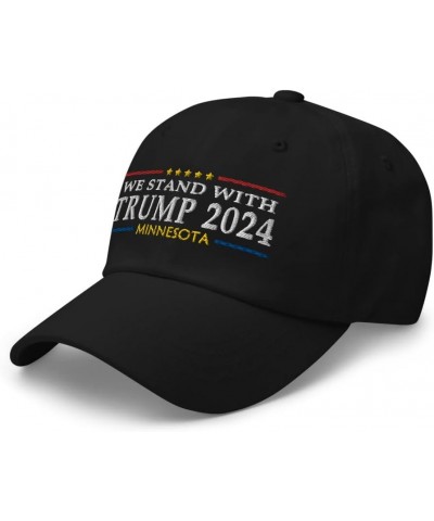 Minnesota for Trump 2024 Hat :: RAF Collection Black $18.71 Baseball Caps