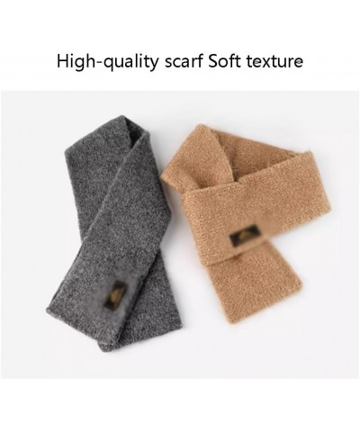 Stylish Practical Scarves Elegant Versatile Scarve Imitation Cashmere Scarf for Men Women Variety Occasions Great Gift Black ...