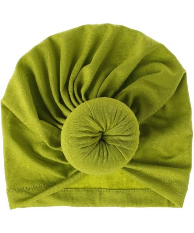 African Turban Donuts Knot Pre-Tied Bonnet Beanie Cap Headwrap Headband for Women 4pcs Green&coffee&sapphire&green $8.61 Skul...