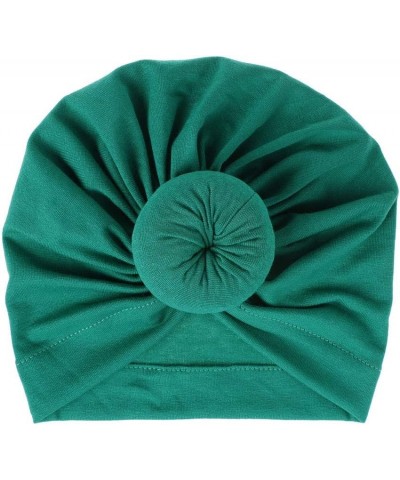 African Turban Donuts Knot Pre-Tied Bonnet Beanie Cap Headwrap Headband for Women 4pcs Green&coffee&sapphire&green $8.61 Skul...