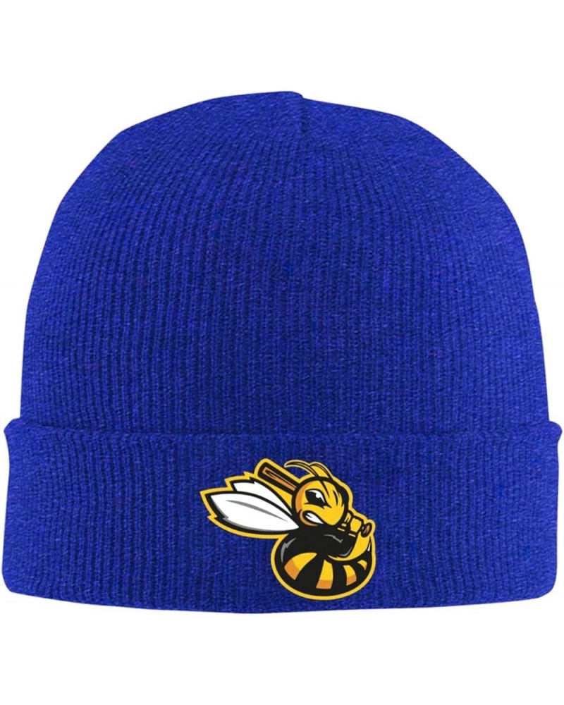 Salt Lake Bees Beanie Hat for Men and Women Winter Warm Hats Knit Slouchy Thick Skull Cap Blue $10.11 Skullies & Beanies