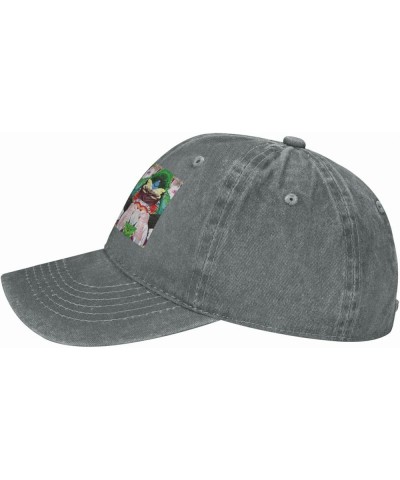 Tropical Birds and Plant Leaf Print Soccer Hat Funny Adjustable Cotton Sport Baseball Cap Washed Denim Trucker Hat Gray $9.81...