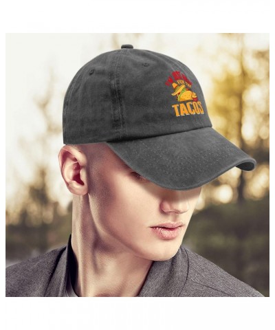 I'm Just Here for The Tacos hat for Men Vintage Cotton Washed Baseball Caps Adjustable Dad Hat Crazy $8.50 Baseball Caps