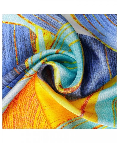 100% Silk Luxury Long Scarf for Women Large Lightweight Shawls for Headscarf Fashion Designer Wraps Bird $18.45 Scarves