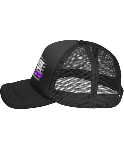 Fuck Neuropathy Awareness Purple Ribbon Baseball Cap Adjustable Casual Mesh Hats Duck Tongue Hat for Men Women59 $13.18 Baseb...