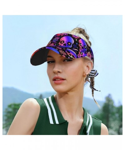 Visor Women Men Sun Hat Visors Adjustable Sport Brim Cap Style (6) $11.79 Visors