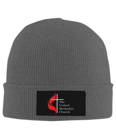 United Methodist Church Home Cozy Knitted Beanie Hat - Stylish Winter Headwear Acrylic Ideal for All Ages Deep Heather $14.10...