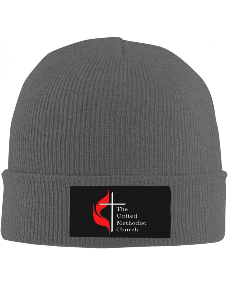 United Methodist Church Home Cozy Knitted Beanie Hat - Stylish Winter Headwear Acrylic Ideal for All Ages Deep Heather $14.10...