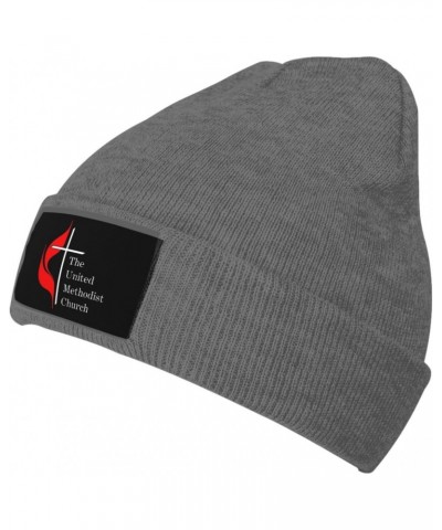 United Methodist Church Home Cozy Knitted Beanie Hat - Stylish Winter Headwear Acrylic Ideal for All Ages Deep Heather $14.10...