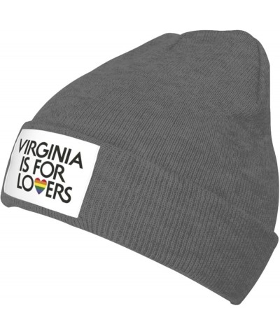 Beanie Hat Virginia is for Lovers Skull Cap Thin Soft Knit Hats Helmet Liner Sleep Caps for Men Women Deep Heather $10.73 Sku...