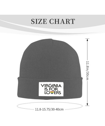 Beanie Hat Virginia is for Lovers Skull Cap Thin Soft Knit Hats Helmet Liner Sleep Caps for Men Women Deep Heather $10.73 Sku...