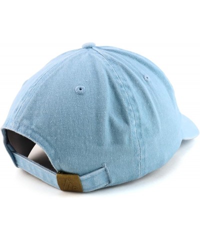 Made in 1945 Embroidered 79th Birthday Washed Baseball Cap Light Blue $14.99 Baseball Caps