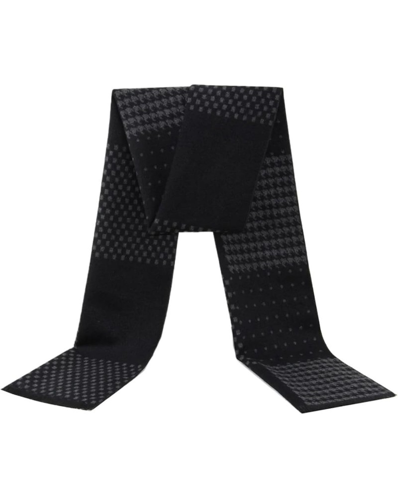 Classic Winter Casual Scarves Men Cashmere Scarf Warm Neckercheif Plaid Scarves Men Business Cotton Wraps Male Mk-13 $24.45 S...