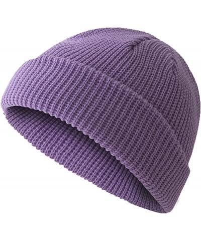 Womens Winter Warm Knitted Slouchy Wool Hats Cap Hat for Men Women Winter Knit Cuffed Soft Warm Ski Hats Unisex Q $5.61 Skull...