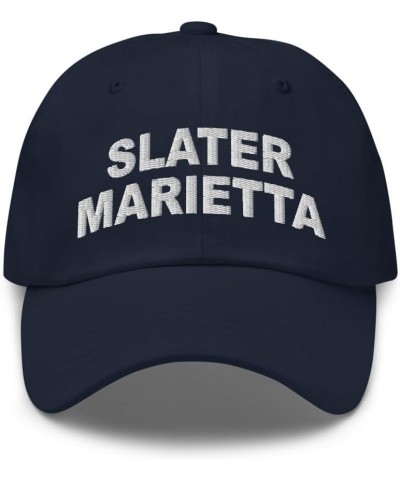 Slater-Marietta South Carolina Hat Slater-Marietta SC Cap Embroidered Dad Hat Adjustable Strap Closure Navy $23.59 Baseball Caps