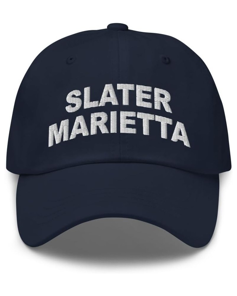 Slater-Marietta South Carolina Hat Slater-Marietta SC Cap Embroidered Dad Hat Adjustable Strap Closure Navy $23.59 Baseball Caps