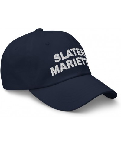 Slater-Marietta South Carolina Hat Slater-Marietta SC Cap Embroidered Dad Hat Adjustable Strap Closure Navy $23.59 Baseball Caps