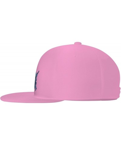 Robot Skeleton Baseball Cap for Men Women Snapback Hat Trucker Flat Bill Caps Sun Hat Pink $13.97 Baseball Caps