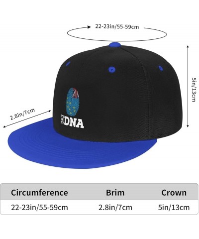 Tuvalu It's in My DNA Baseball Cap for Men Women Snapback Hat Adjustable Flat Bill Hats Blue $9.89 Baseball Caps