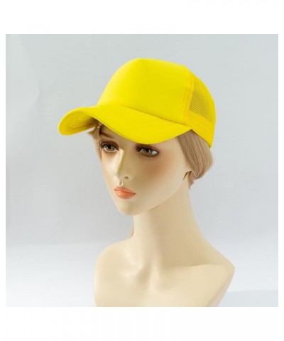 Cap Adult Cap Sunshade Hop Casual Net Outdoors Baseball Hip Baseball Caps Hat 2XL C-yellow $14.39 Baseball Caps