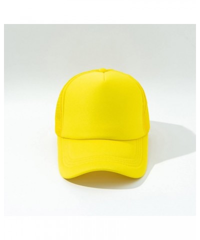 Cap Adult Cap Sunshade Hop Casual Net Outdoors Baseball Hip Baseball Caps Hat 2XL C-yellow $14.39 Baseball Caps