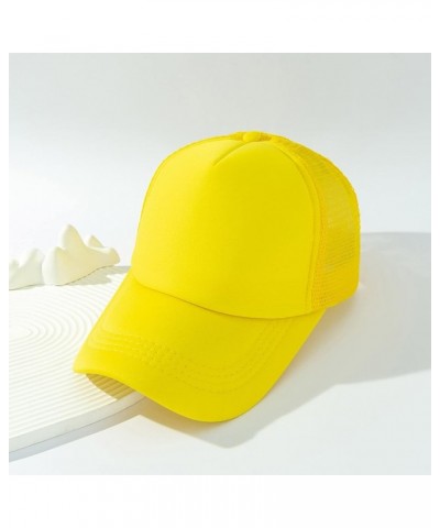 Cap Adult Cap Sunshade Hop Casual Net Outdoors Baseball Hip Baseball Caps Hat 2XL C-yellow $14.39 Baseball Caps