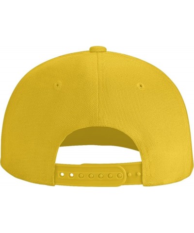 Retro Puerto Rico Flag Hat Flat Bill Hat Snapback Hats for Men Baseball Cap Yellow $10.28 Baseball Caps