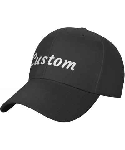 Custom Hat Deaign Your own Image/Logo/Text Custom Hats Custom Baseball Cap for Men & Women Baseball Cap $7.99 Cowboy Hats