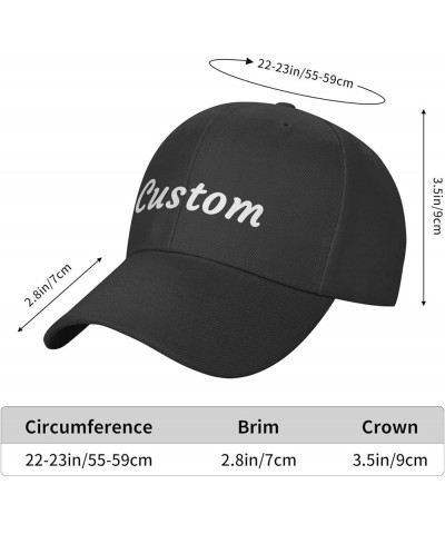 Custom Hat Deaign Your own Image/Logo/Text Custom Hats Custom Baseball Cap for Men & Women Baseball Cap $7.99 Cowboy Hats