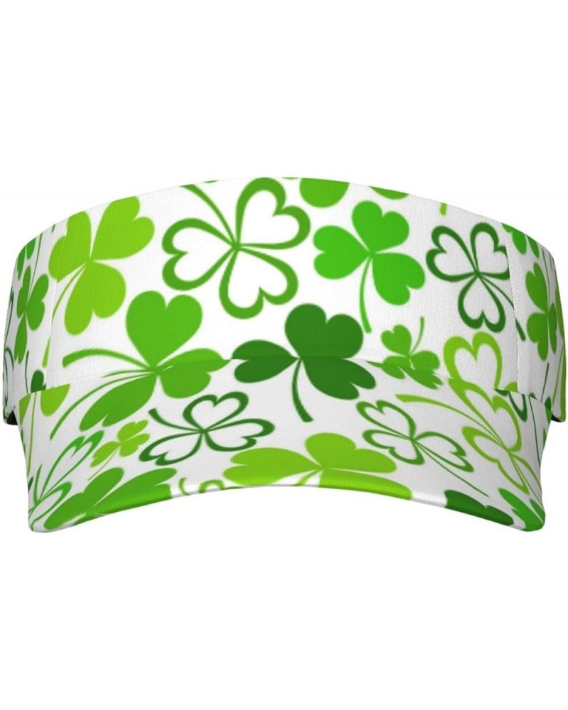 Happy St. Patrick's Day Shamrock Sun Sports Visor Men Women - One Size Cap Hat St. Patrick's Day-g0000000000001 $12.26 Visors