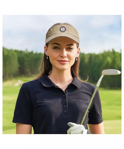 Seal of Kentucky Sun Hat Sun Visor Hats for Women Men Baseball Cap Golf Hats Natural $11.84 Visors