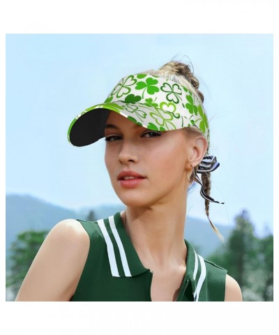 Happy St. Patrick's Day Shamrock Sun Sports Visor Men Women - One Size Cap Hat St. Patrick's Day-g0000000000001 $12.26 Visors