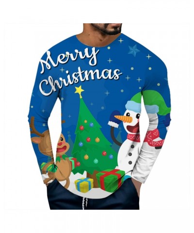 Christmas Shirt 4 7 Christmas Long Sleeve T Shirt Tops Slim Fit Neck Casual Fall Pullover Dye Tee Shirts Blouse Foam Slipper ...