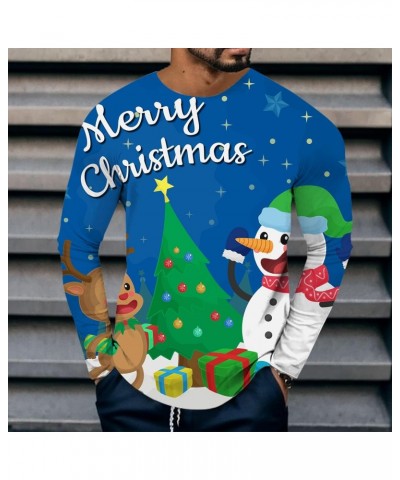 Christmas Shirt 4 7 Christmas Long Sleeve T Shirt Tops Slim Fit Neck Casual Fall Pullover Dye Tee Shirts Blouse Foam Slipper ...