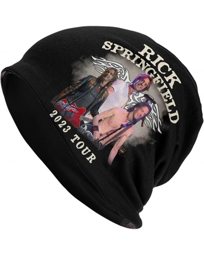 Thin Beanie Hats Rick Musician Springfield Slouchy Skull Cap Winter Warm Knitted Cap for Adults Men Women Gifts Black $10.82 ...