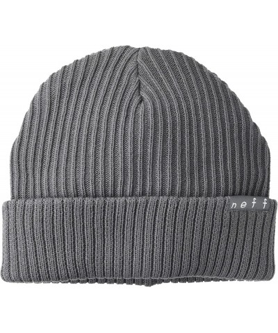 Men's Fisherman Beanie Hat Charcoal $9.86 Skullies & Beanies