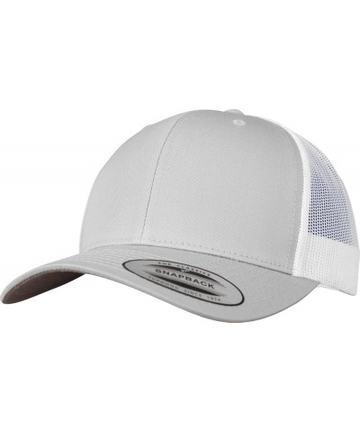 Men's Trucker Silver/Wht $15.18 Baseball Caps